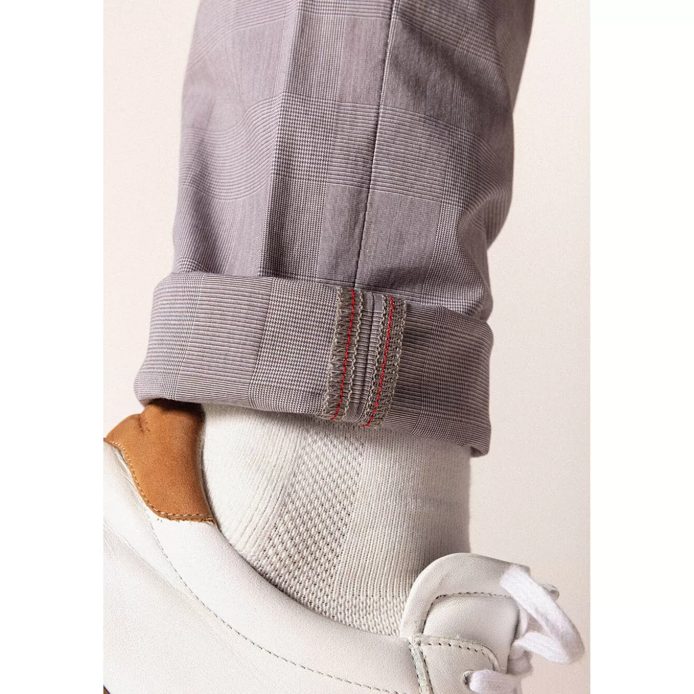 chino__beige_checked_6.webp SERGE BLANCO® Pants^Chino 737 checked