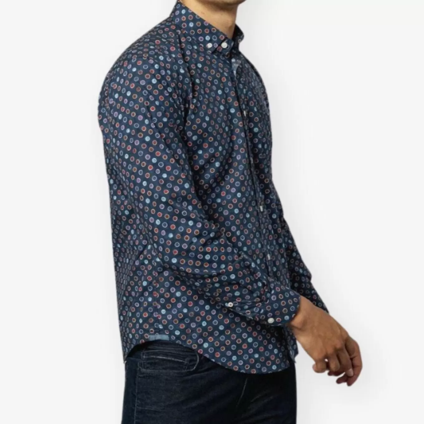 SERGE BLANCO® Shirts^Colorful polka dot long sleeve shirt