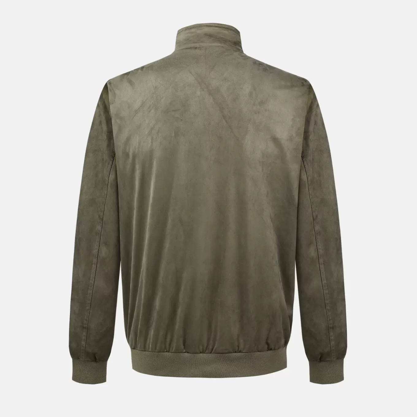 florent_zipped_jacket_in_military_suede_7.webp SERGE BLANCO® Coats And Jackets^Florent zipped jacket in military suede