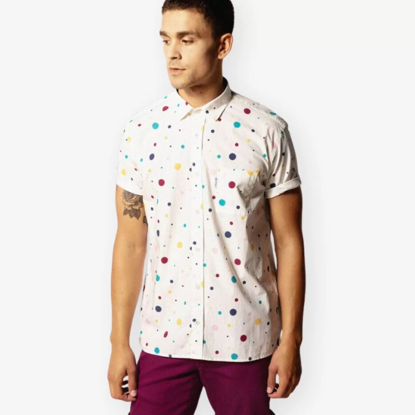 SERGE BLANCO® Shirts^d Poplin Short Sleeve Shirt
