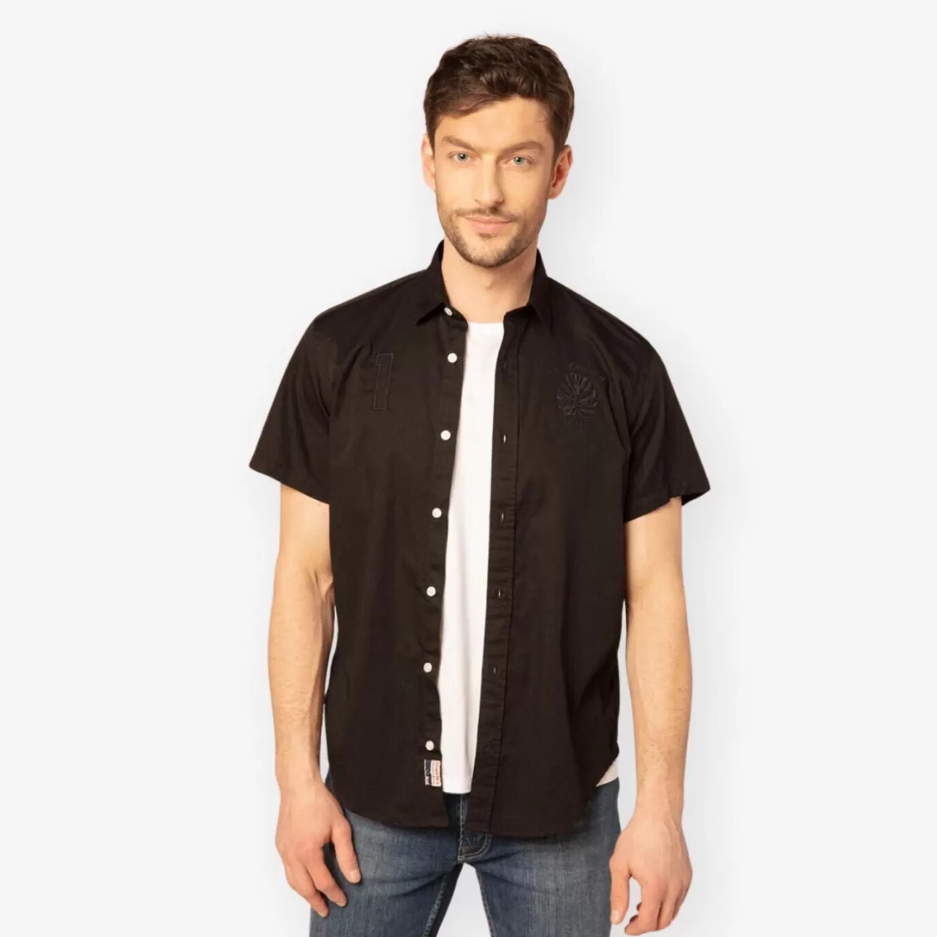 SERGE BLANCO® Shirts^New Zealand Rugby Nation Short Sleeve Shirt - Comfort Fit