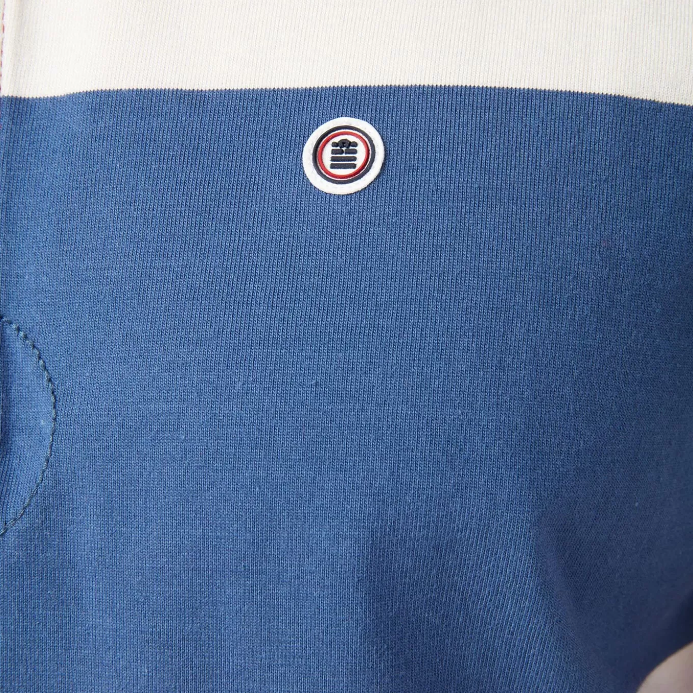 SERGE BLANCO® Polo Shirts^Play rugby polo shirt with red tricolor stripes