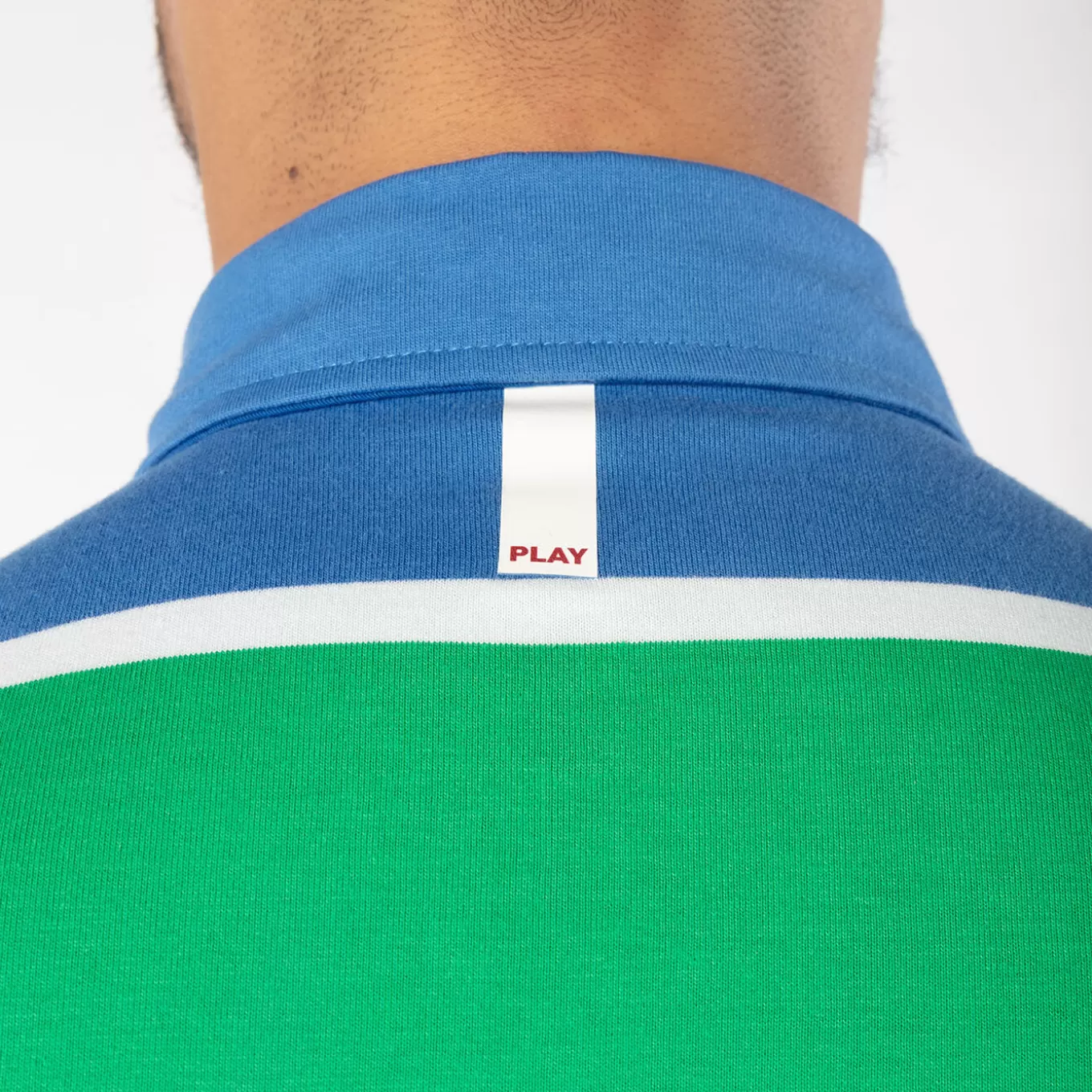 SERGE BLANCO® Polo Shirts^PLAY tricolor striped short-sleeved polo shirt