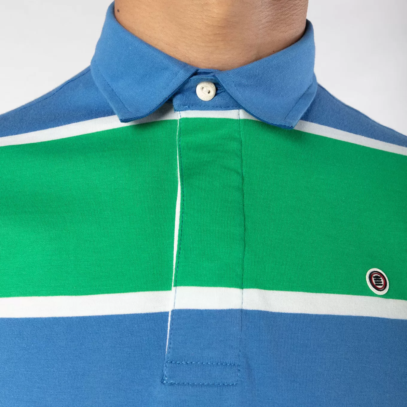 SERGE BLANCO® Polo Shirts^PLAY tricolor striped short-sleeved polo shirt