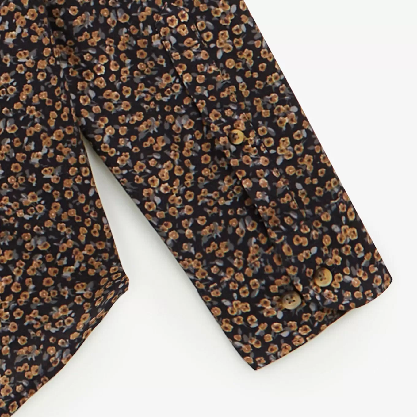 steel_gray_long_sleeve_shirt_in_floral_fabric_5.webp SERGE BLANCO® Shirts^Steel gray long sleeve shirt in floral fabric